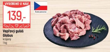 Maso na guláš vepřové Globus