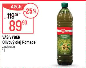 Olivový olej Pomace Váš Výběr