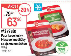 Paprikové lusky plněné s rajskou omáčkou Váš Výběr