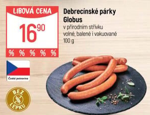 Párky debrecínské Globus