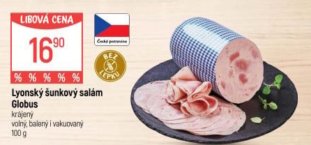 Salám lyonský šunkový Globus