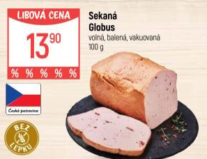Sekaná masová Globus