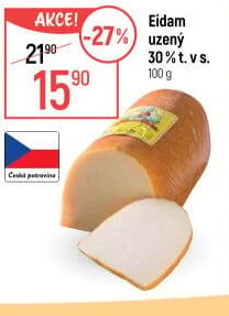 Sýr Eidam uzený 30% Lacrum