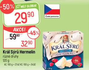 Sýr Hermelín Král sýrů