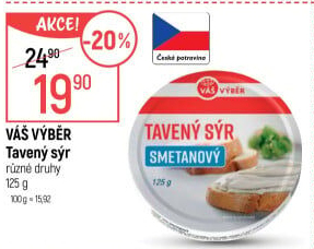 Tavený sýr Váš Výběr