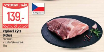 Vepřová kýta bez kosti Globus