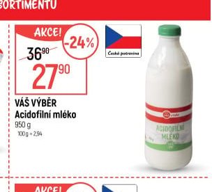 Váš Výběr Acidofilní mléko
