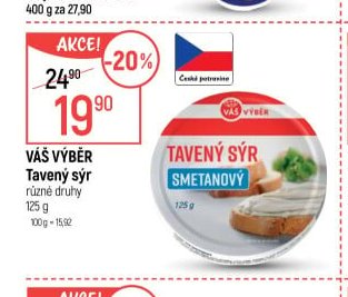 Váš Výběr Tavený sýr