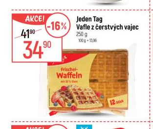 Jeden Tag Vafle z čerstvých vajec
