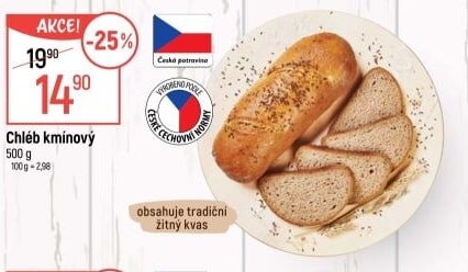 Chléb kmínový