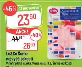 Šunka vinohradská nejvyšší jakosti LE&amp