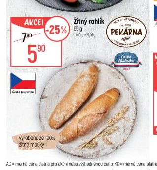 Žitný rohlík
