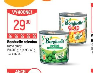 Bonduelle zelenina