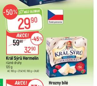 Král Sýrů Hermelín