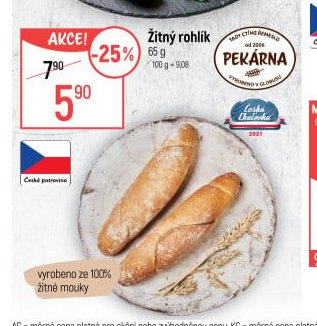 Žitný rohlík