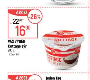 VÁŠ VÝBĚR Cottage sýr