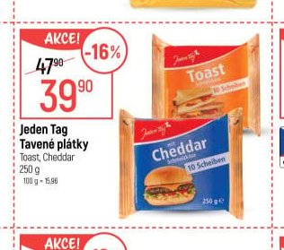 Jeden Tag Tavené plátky