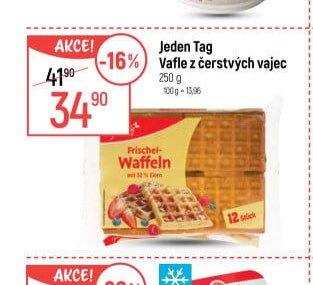 Jeden Tag Vafle z čerstvých vajec