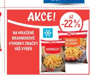 VÁŠ VÝBĚR Hranolky