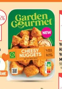 Garden Gourmet Nugetky se sýrem