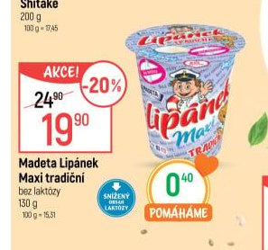 Madeta Lipánek Maxi tradiční