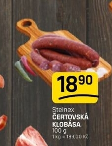 Čertovská klobása Steinex