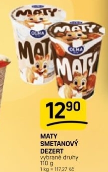 Dezert Olmíci Maty Olma