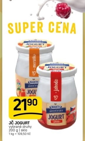 Jogurt ochucený jihočeský tradičníMadeta