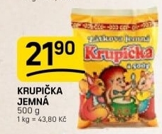 Krupička jemná Zátkova
