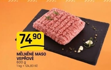 Maso mělněné vepřové