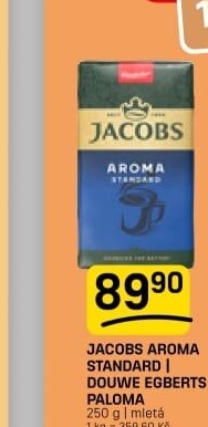 Mletá káva Jacobs Aroma Standard