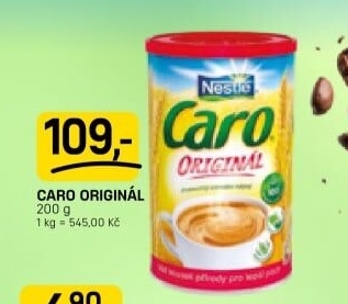Nápoj instantní obilninový Caro Original Nestlé