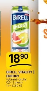 Nealkoholické pivo ochucené Active Birell