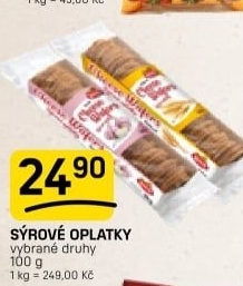 Oplatky sýrové Brick