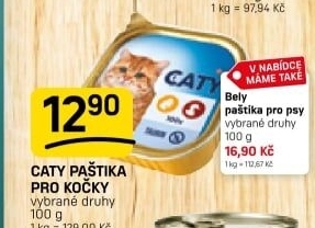 Paštika pro kočky Caty Akinu