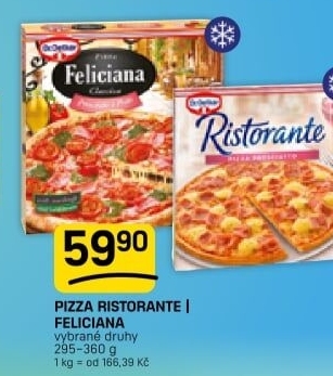 Pizza mražená Ristorante Dr. Oetker