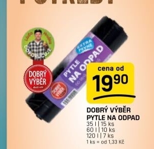 Pytle na odpadky Dobrý Výběr