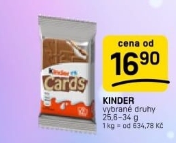 Sladkosti Kinder