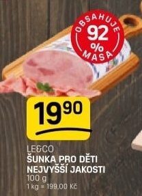 Šunka dětská nejvyšší jakosti LE&amp