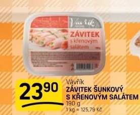 Šunkový závitek Lahůdky Vavřík