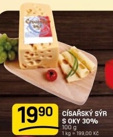 Sýr Císářský 30% Madeta