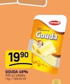 Sýr Gouda 48% Kapucín