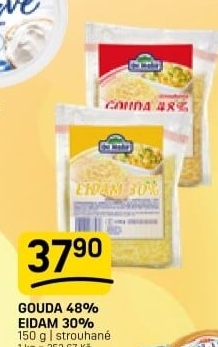 Sýr Gouda 48% strouhaná Dr.Halíř