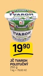 Tvaroh polotučný Jihočeský Madeta