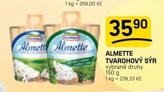 Tvarohový sýr Almette Hochland