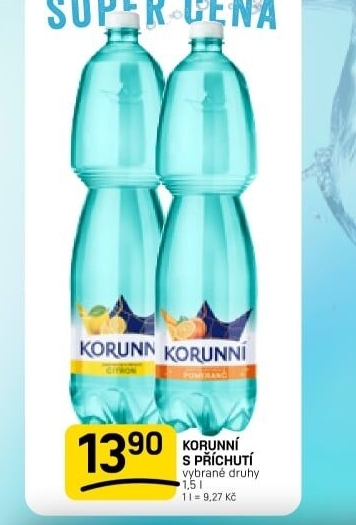 Voda ochucená Korunní