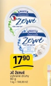 Žervé Jihočeské Madeta