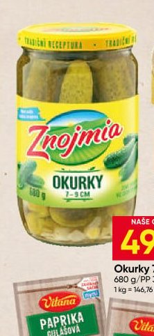 Okurky 7-9 cm