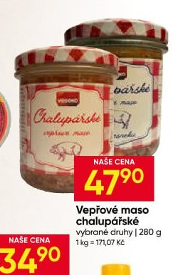 Vepřové maso chalupářské