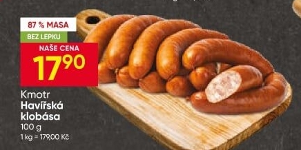 Havířská klobása Kmotr